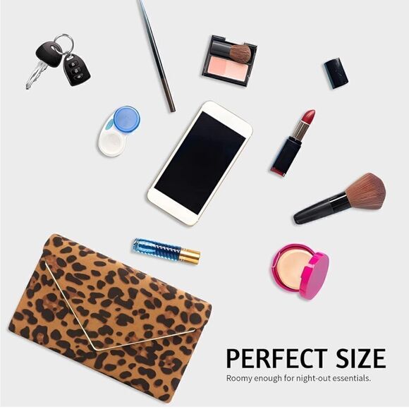 Clutch Envelope Evening Bag Purse - Picture 5 of 7